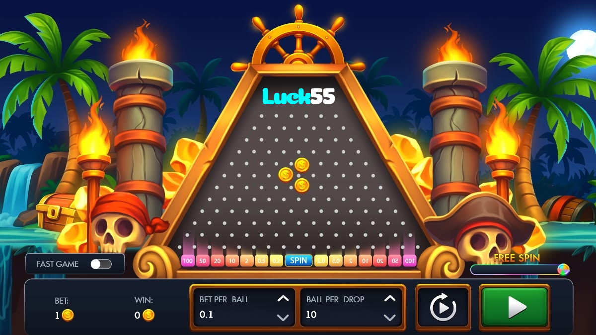 Luck55 casino presented on mobile device in Pakistan with slots and live games